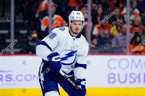 Tampa Bay Lightnings Mikhail Sergachev Plays Editorial Stock Photo ...