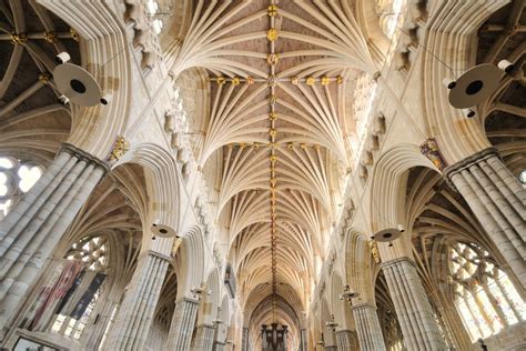 The interior of Exeter Cathedral, Devon, England | Exeter cathedral, Cathedral, Exeter