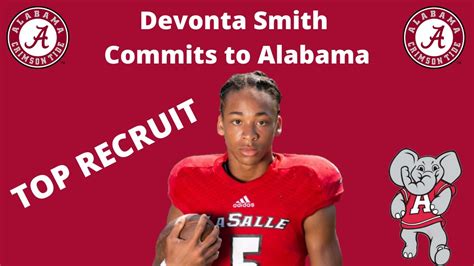 Devonta Smith Commits to Alabama || Career Highlights Mixtape - YouTube