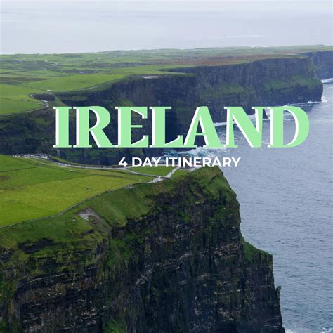 4 Day Ireland Itinerary Template - Edit Online & Download Example | Template.net