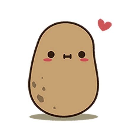 Potato clipart kawaii, Potato kawaii Transparent FREE for download on ...