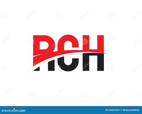 RCH Letter Initial Logo Design Vector Illustration Stock Vector ...