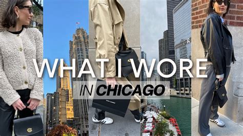 WHAT I WORE IN CHICAGO | FALL TRAVEL OUTFITS | CITY BREAK VLOG | Styled ...