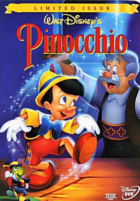 Pinocchio - Limited Issue DVD Cover - Walt Disney Characters Photo ...