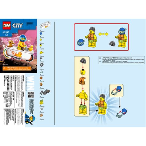 LEGO Bathtub Stunt Bike Set 60333 Instructions | Brick Owl - LEGO ...