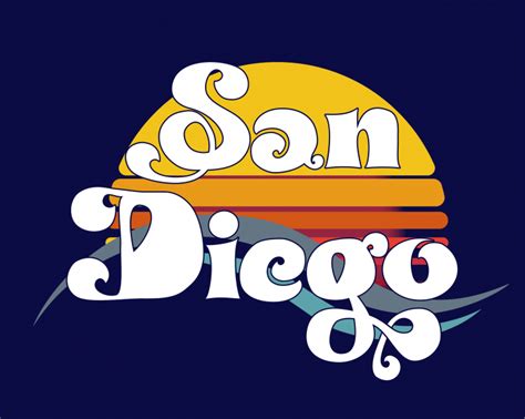 San Diego Graphic Tee Design - Kaitlin Burge Designs