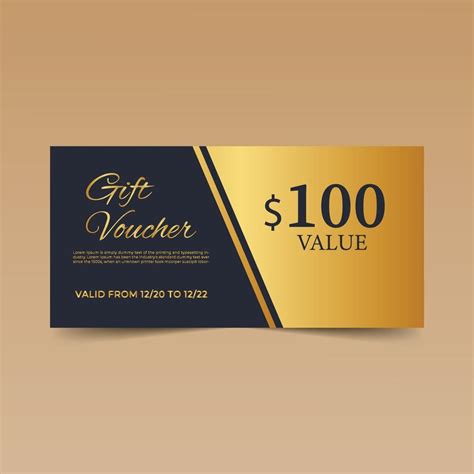 modelo de design de voucher de presente elegante 2001877 Vetor no Vecteezy