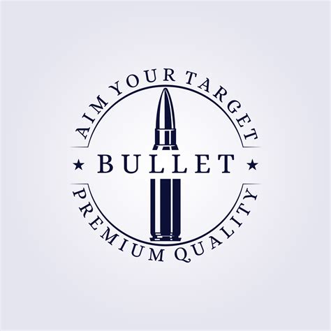 bullet logo brand icon circle badge vector illustration design 5160072 ...