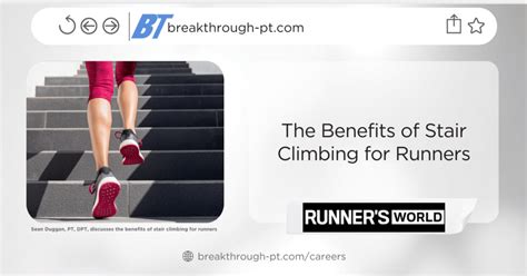 The Benefits of the Stair Climbing for Runners | BreakThrough Physical Therapy