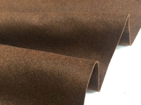 BROWN Felt Fabric Material Craft Plain Colours Polyester -102cm wide ...