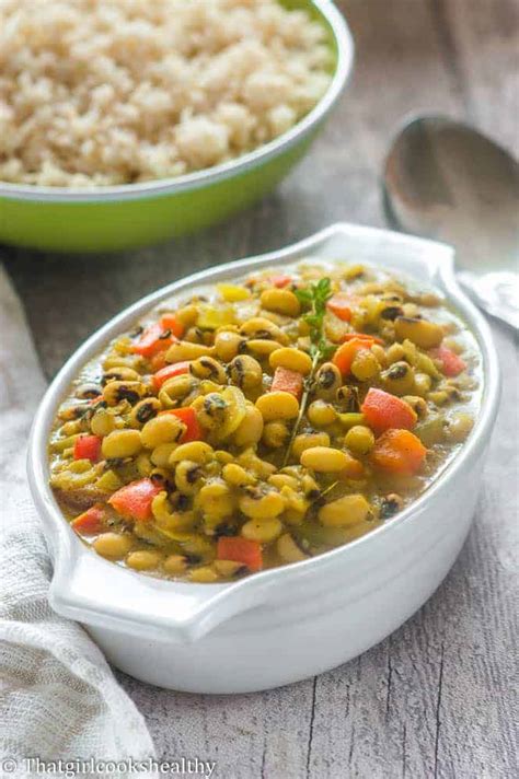 Black eyed peas curry - That Girl Cooks Healthy