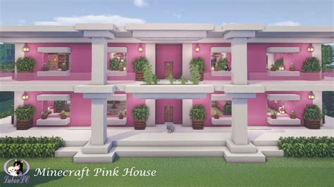 Minecraft Casa Rosa♥ Aesthetic Diseño Interior / Pink Cottage | Cottagec... | Minecraft houses ...