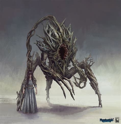 Pin by Adam Schneider on Rpg | Tree monster, Creature art, Monster art