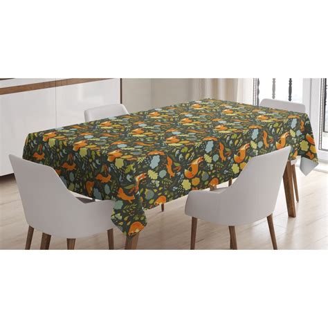 East Urban Home Woodland Tablecloth | Wayfair