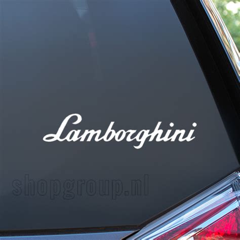 Lamborghini logo sticker | Auto logo's stickers Shopgroup.nl | ⭐ TIP