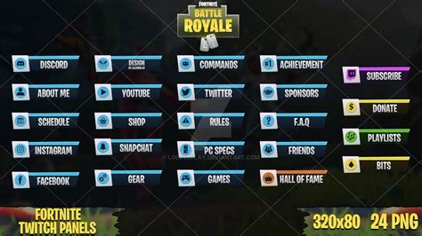 Fortnite - Twitch Panels #3 by lol0verlay | Twitch, Paneling, Fortnite