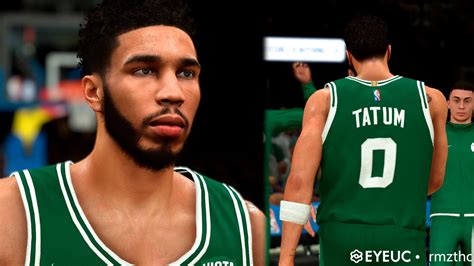 NBA 2K22 Jayson Tatum Cyberface Update (Playoffs Look) by DP