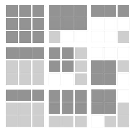 square grid panel layout | GraphicDesStudio6: GRIDS FOR LAYOUT | Layout design, Grid design ...