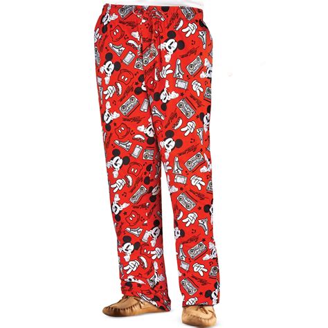 Men's Classic Mickey Mouse Cotton Lounge Pants | Collections Etc.