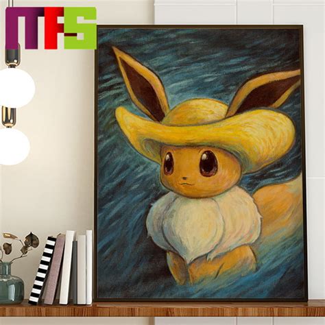 Pokemon x Van Gogh Museum Eevee Portrait Inspired By Van Gogh Self ...