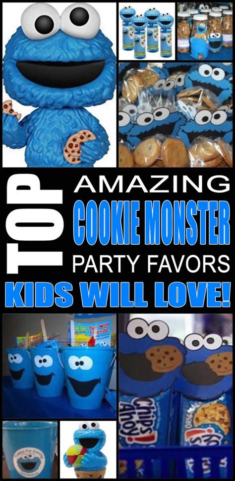 Top Cookie Monster Party Favors Kids Will Love