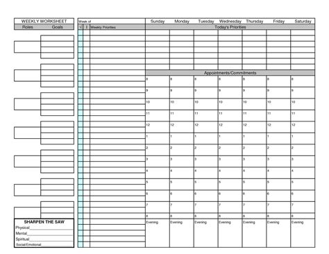 Franklin Covey Templates Pdf Franklin Covey Weekly Planner Template Time Management Covey Weekly ...