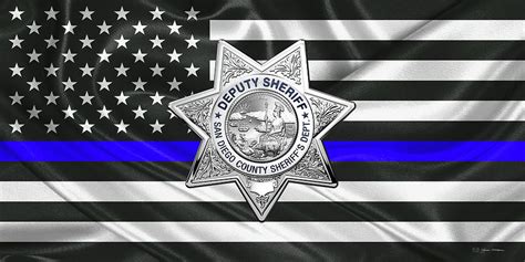 San Diego County Sheriff's Department - S D S O Deputy Sheriff Badge ...