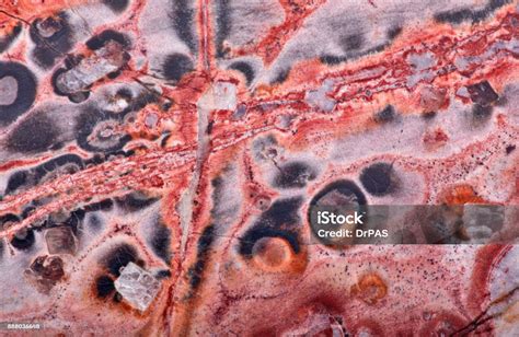 Red And Grey Rhyolite Texture Stock Photo - Download Image Now - Abstract, Brown, Chalcedony ...