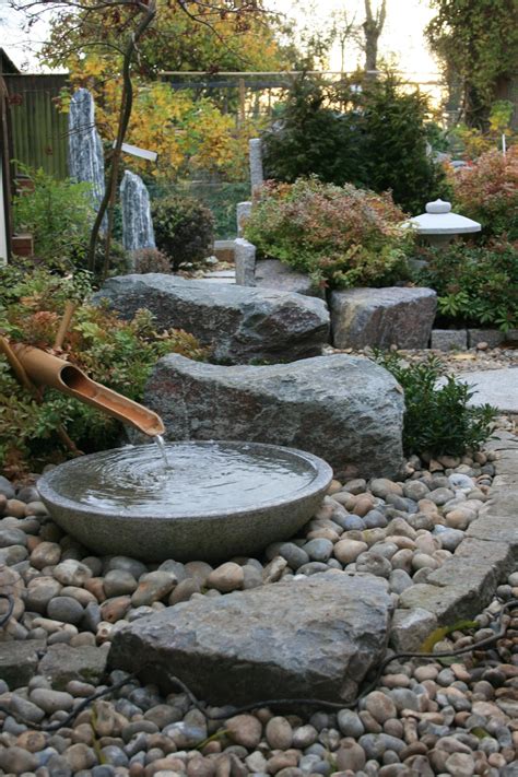 Traditional Japanese tsukubai arrangement #japanesegardendesignstones | Japanese garden ...