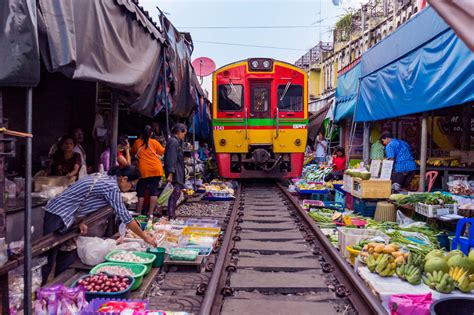 Bangkok Adventures: Train Market and Floating Market Wonders