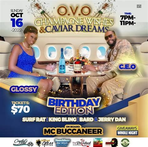 O.V.O. Champagne Wishes & Caviar Dreams - Barbados Events Calendar 2023 ...