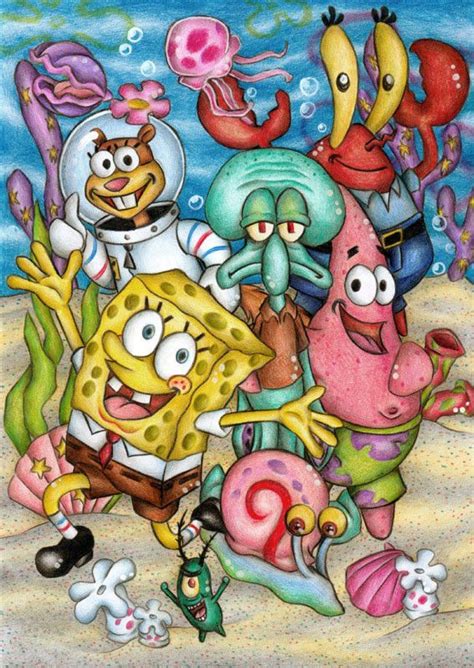 http://zadzenea. AWESOMENESS!!! | Spongebob painting, Spongebob squarepants, Spongebob drawings