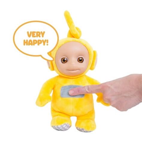 Teletubbies Talking Laa Laa Yellow Plush 11 Doll Giggles Teletubby ...