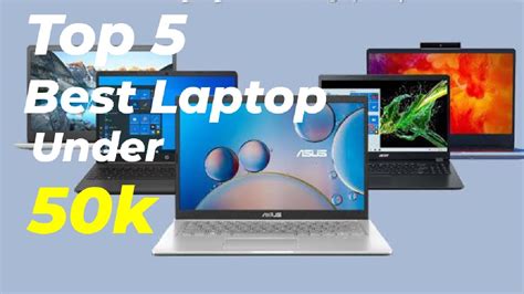 Top 5 Laptops Under 50k || Best Laptops in 2023 - YouTube