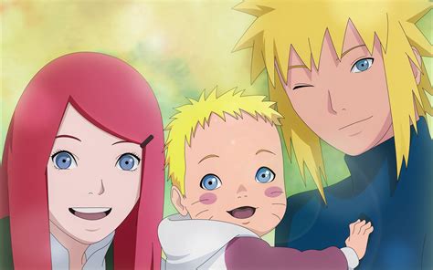 Wallpaper Naruto Minato Kushina