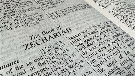 The Book of Zechariah - An Overview - Maps of Faith