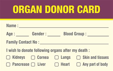 Organ Donation