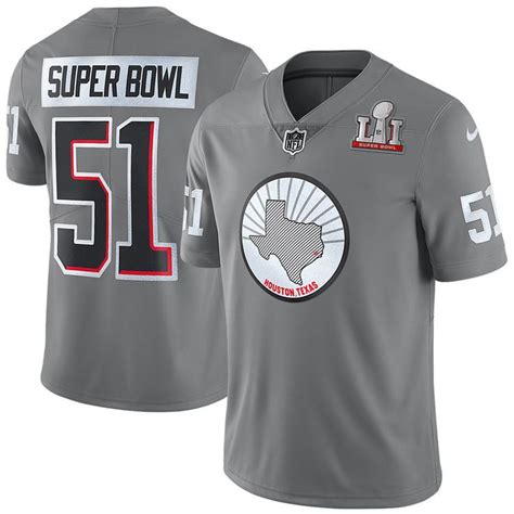 Super Bowl LI Nike Limited Jersey - Steel