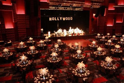 decorating for Gala at Harrahs casino | Hollywood party theme, Hollywood theme, Prom decor