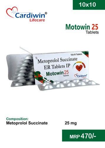 Metoprolol Succinate Extended Release Tablets Ip 25mg at Rs 470/box | Met XL Tablet in Panchkula ...