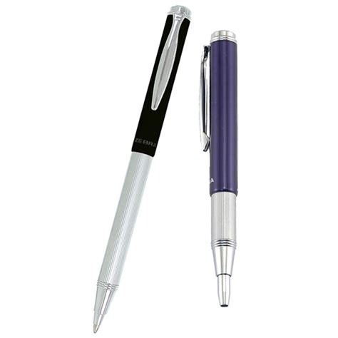 Promotional Zebra Telescopic Stainless Steel Ballpoint Pen | Customized ...