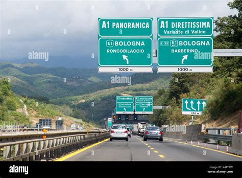 A1 Panoramica e un1 Direttissima a Bologna, autostrada A1 Milano-Napoli chiamato Autostrada del ...