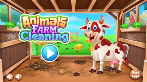 Animals Farm Cleaning - Help Farmers Take Care Of Animals - Fun Games For Kids - YouTube