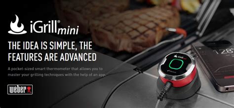 The Weber iGrill Mini Thermometer Powered by Bluetooth® Smart Technology | Weber.com