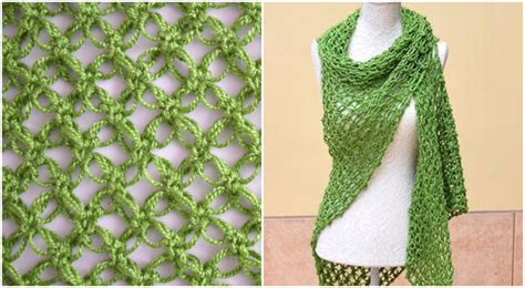 Learn To Crochet Shawl In Solomon's knot Stitch - Love Crochet