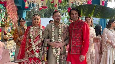 In Pictures: RJD leader Tejashwi Yadav gets married to Rachel Iris in ...