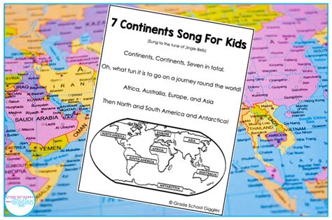 The 7 Continents Song for Kids - Grade School Giggles