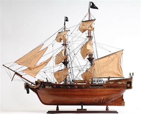 Brigantine Pirate Ship Boat Model Limited Edition Magnificent Museum Quality. - Wooden | Pirate ...