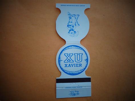 1975-6 Xavier Musketeers University Basketball Schedule Match Cover ...