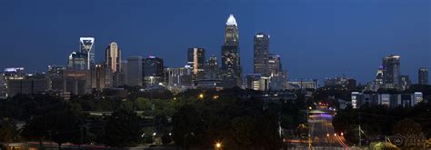 Charlotte Skyline Panorama